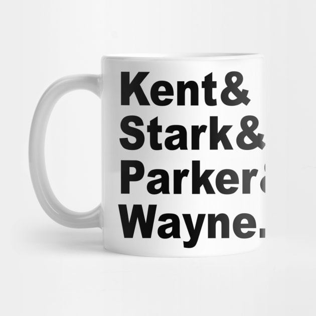 Kent&Stark&Parker&Wayne. by MaNiaCreations